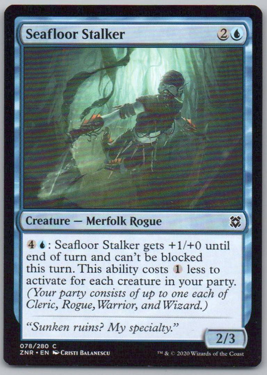 Seafloor Stalker 78 Normal Creature Card - Zendikar Rising