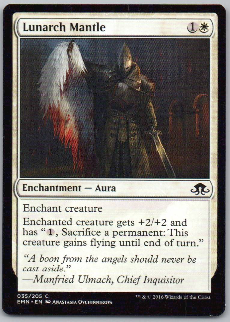 Lunarch Mantle 35 Normal Enchantment Card - Eldritch Moon