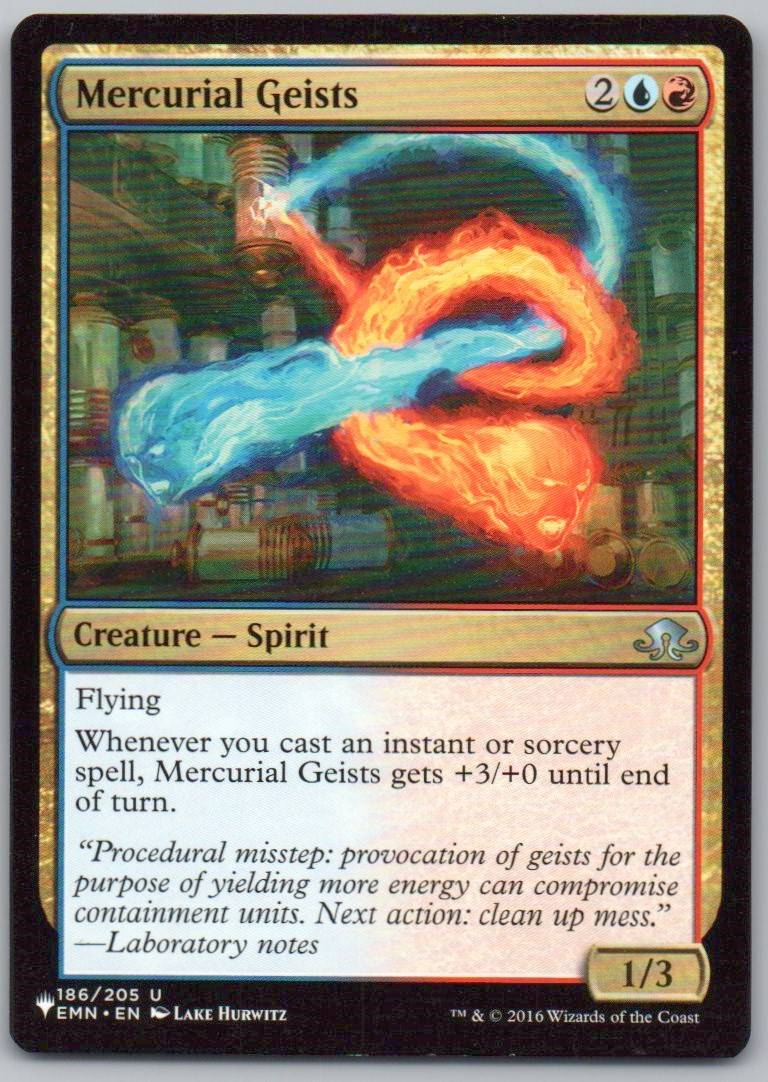 Mercurial Geists 186 Normal Creature Card - Eldritch Moon