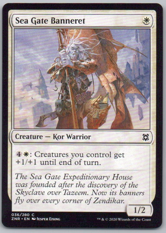 Sea Gate Banneret 36 Normal Creature Card - Zendikar Rising