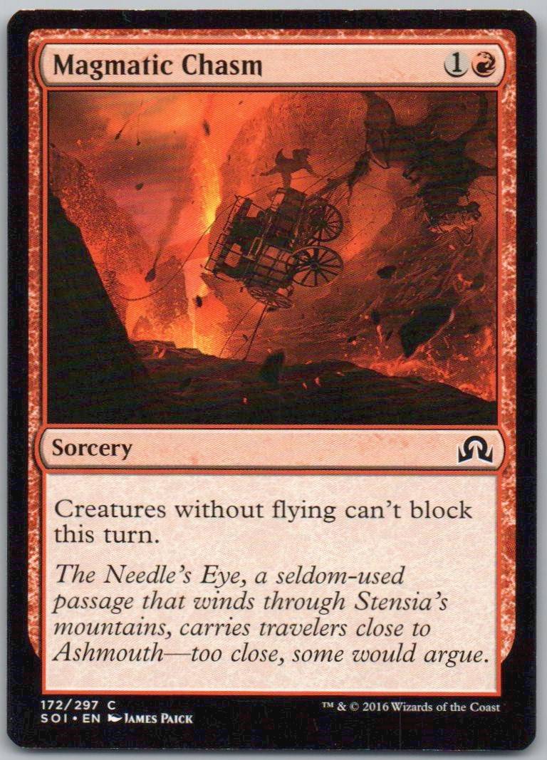 Magmatic Chasm 172 Normal Sorcery Card - Shadows over Innistrad