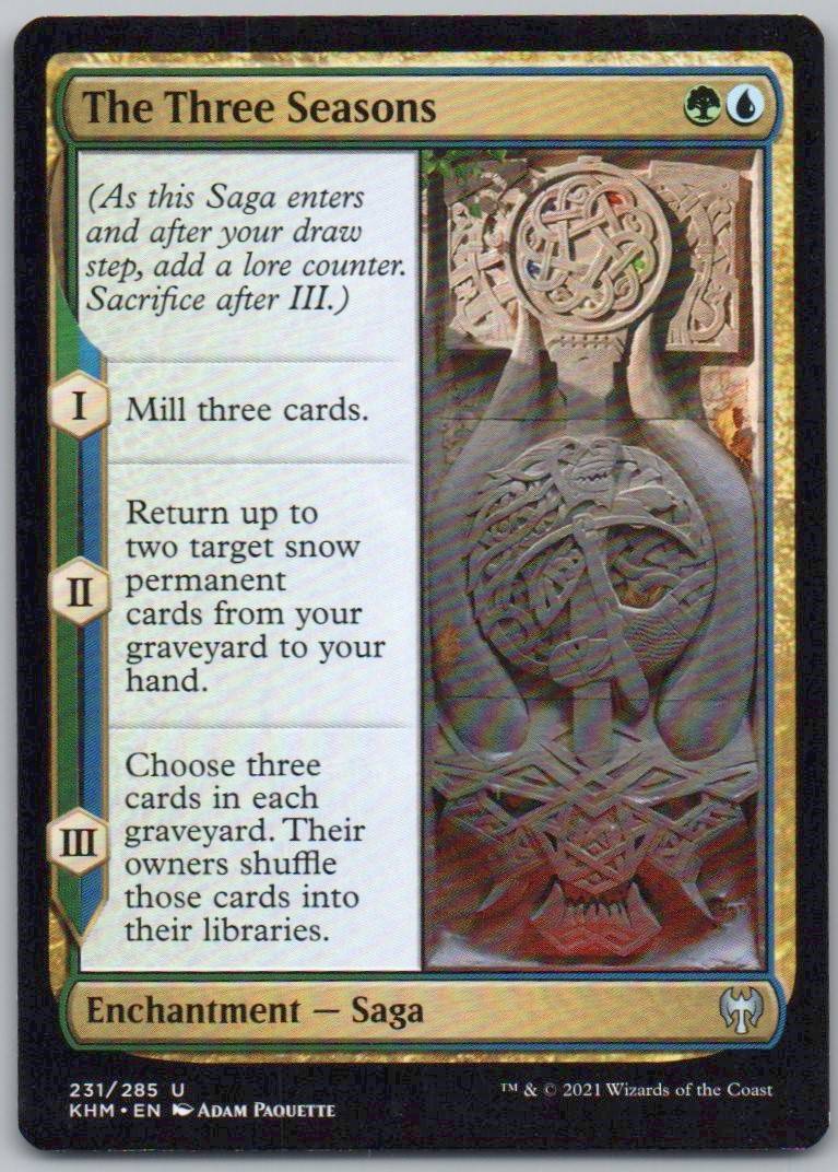 The Three Seasons 231 Normal Enchantment Card - Kaldheim