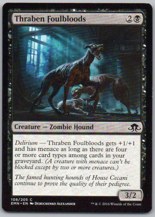 Thraben Foulbloods 108 Normal Creature Card - Eldritch Moon