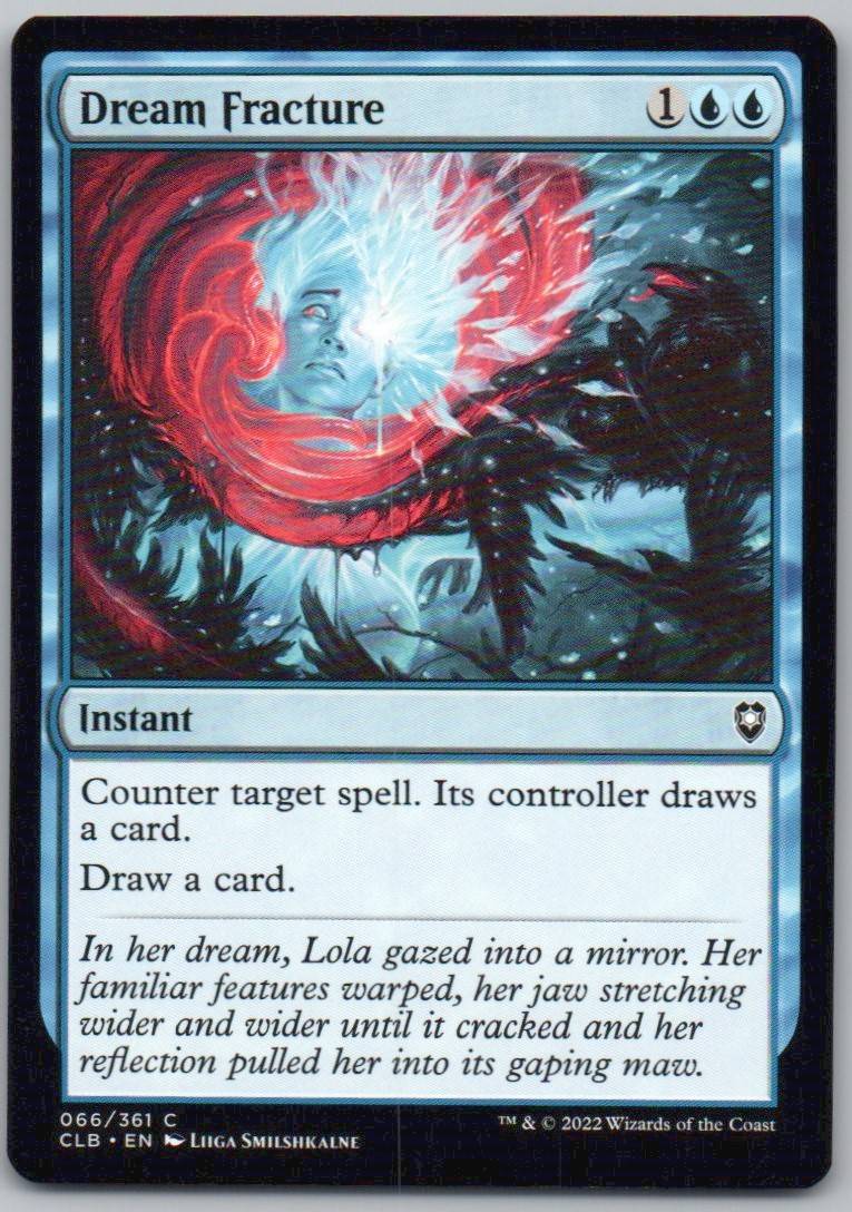 Dream Fracture 66 Normal Instant Card - Commander Legends: Battle for Baldur's Gate