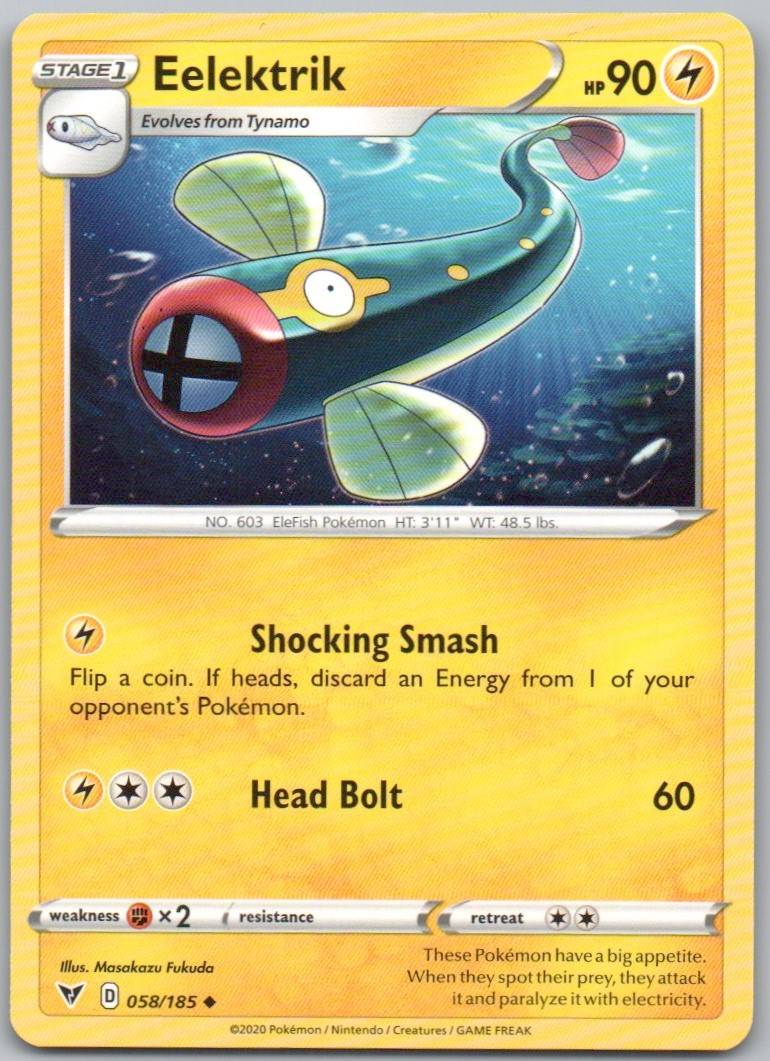 Eelektrik 058 Normal Lightning Card - Vivid Voltage