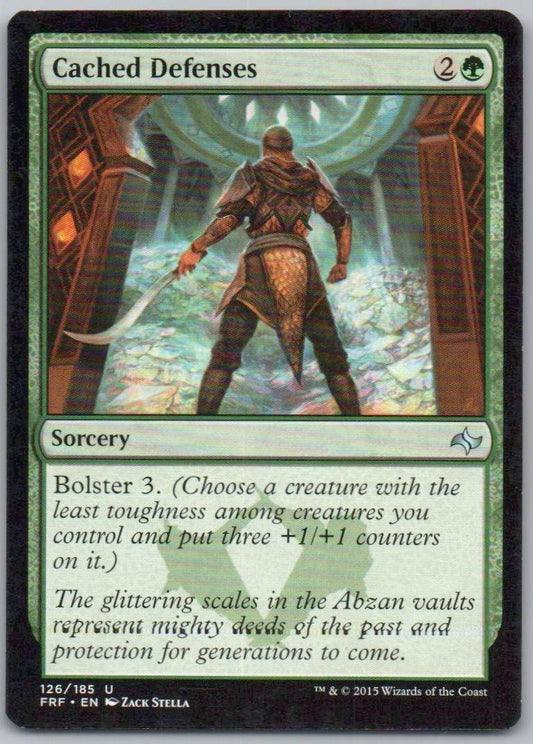 Cached Defenses 126 Normal Sorcery Card - Fate Reforged