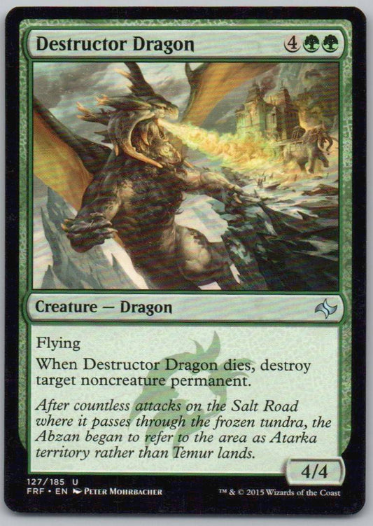 Destructor Dragon 127 Normal Creature Card - Fate Reforged