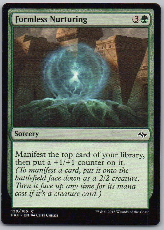 Formless Nurturing 129 Normal Sorcery Card - Fate Reforged