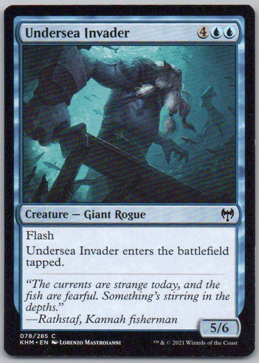 Undersea Invader 78 Normal Creature Card - Kaldheim