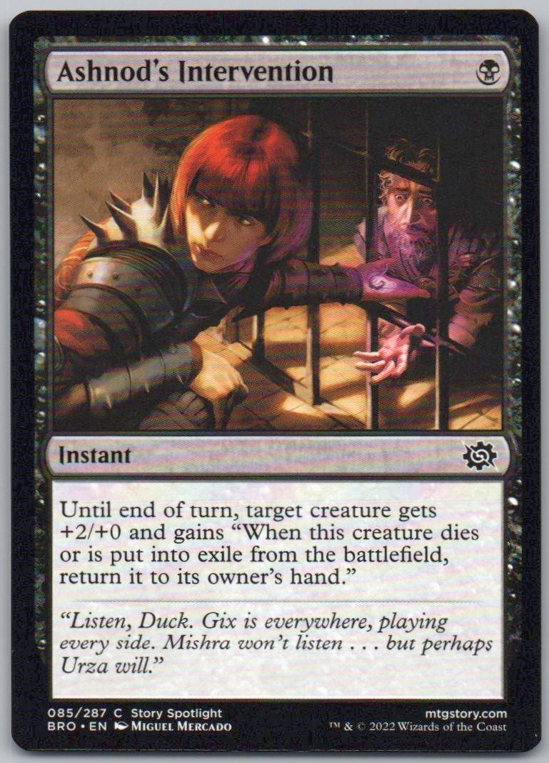 Ashnod's Intervention 85 Normal Instant Card - The Brothers' War