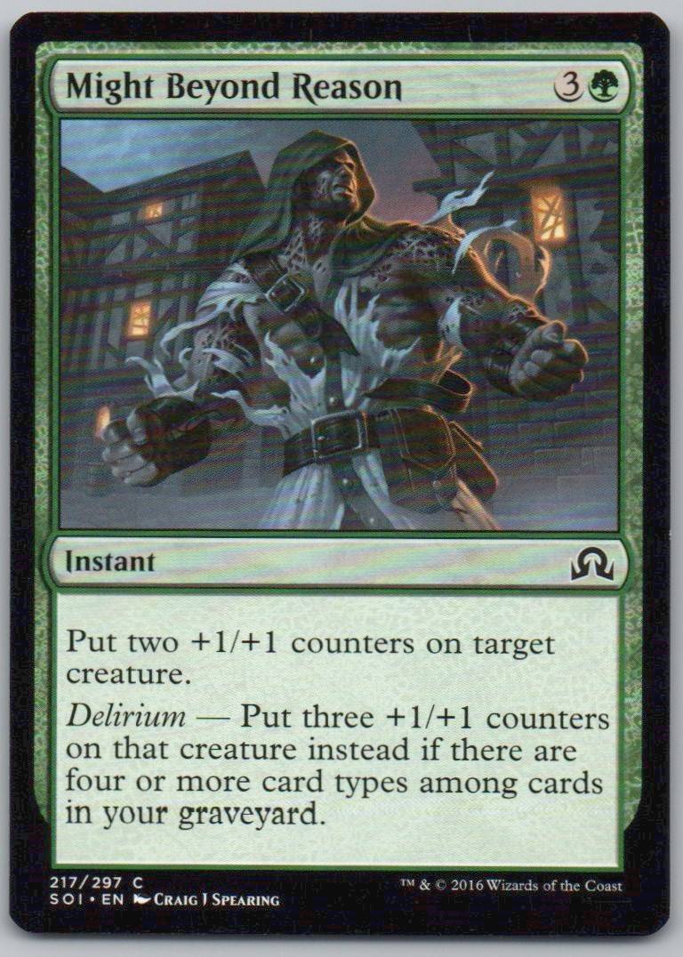 Might Beyond Reason 217 Normal Instant Card - Shadows over Innistrad