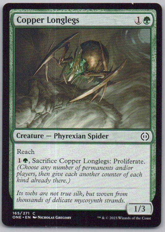 Copper Longlegs 165 Normal Creature Card - Phyrexia: All Will Be One