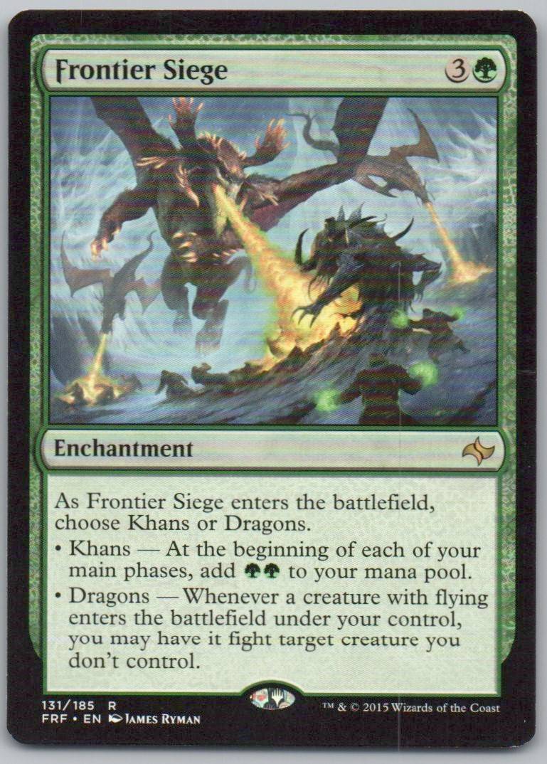 Frontier Siege 131 Normal Enchantment Card - Fate Reforged