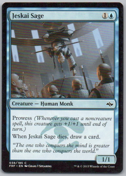 Jeskai Sage 38 Normal Creature Card - Fate Reforged