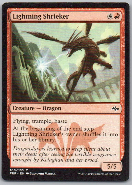 Lightning Shrieker 106 Normal Creature Card - The List Reprints