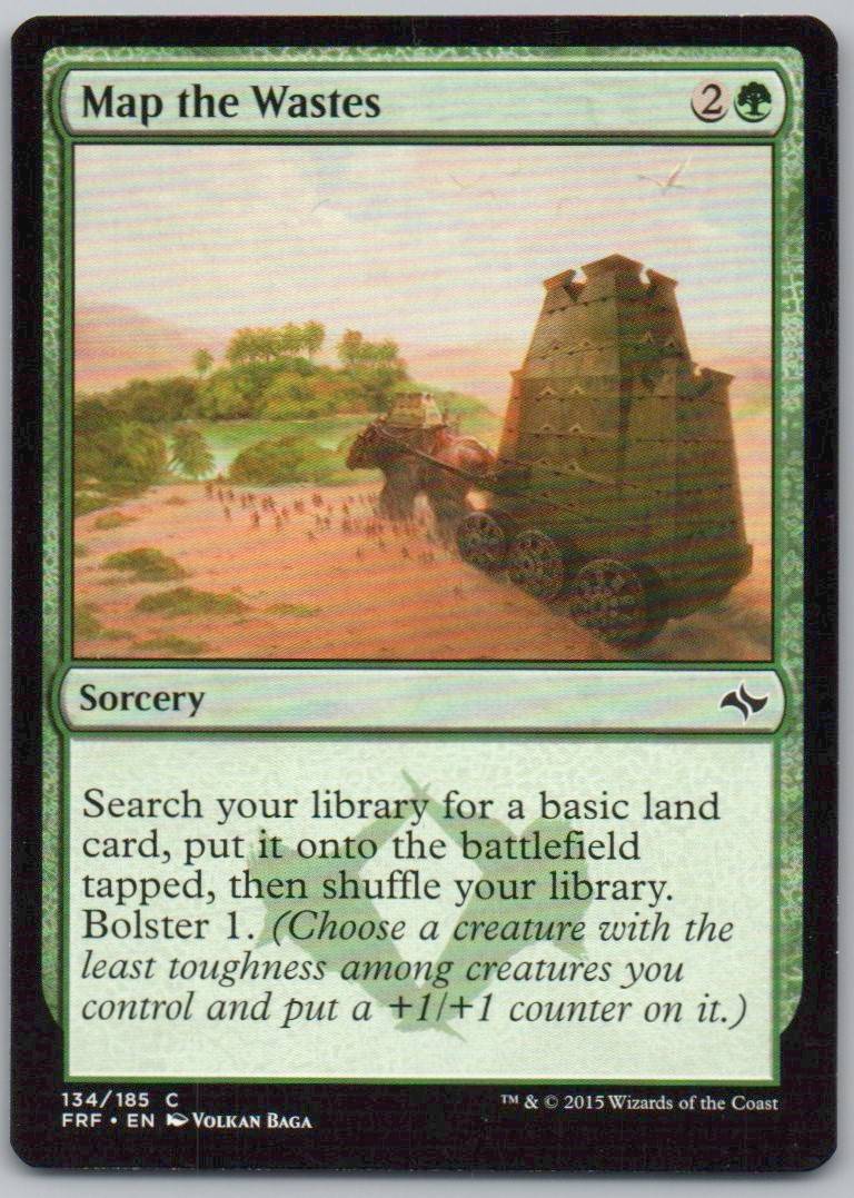 Map the Wastes 134 Normal Sorcery Card - Fate Reforged