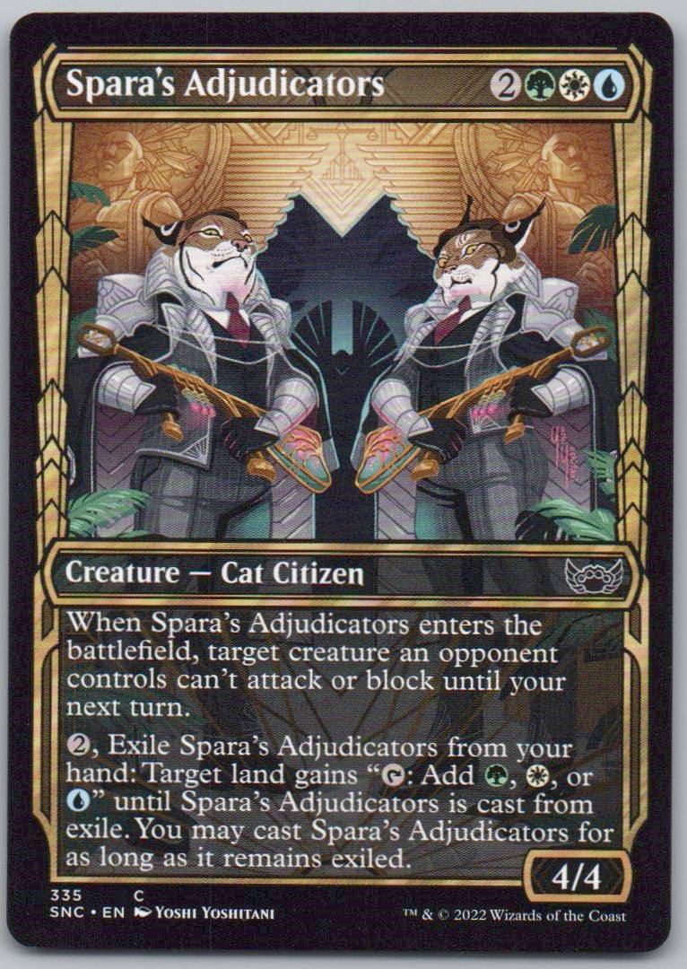 Spara's Adjudicators (Showcase) 335 Normal Creature Card - Streets of New Capenna