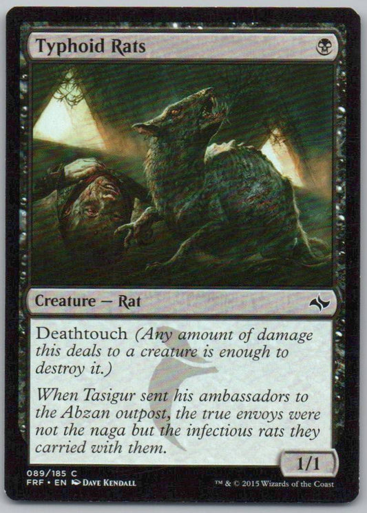 Typhoid Rats 89 Normal Creature Card - Fate Reforged