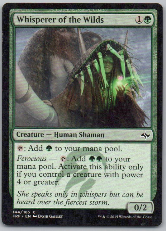 Whisperer of the Wilds 144 Normal Creature Card - Fate Reforged