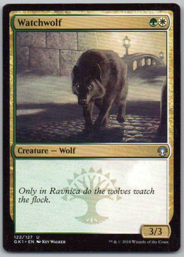 Watchwolf 122 Normal Creature Card - Guilds of Ravnica: Guild Kits