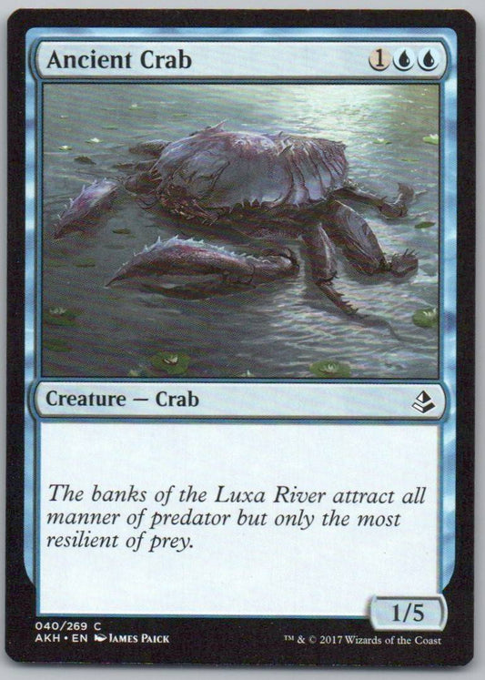 Ancient Crab 40 Normal Creature Card - Amonkhet
