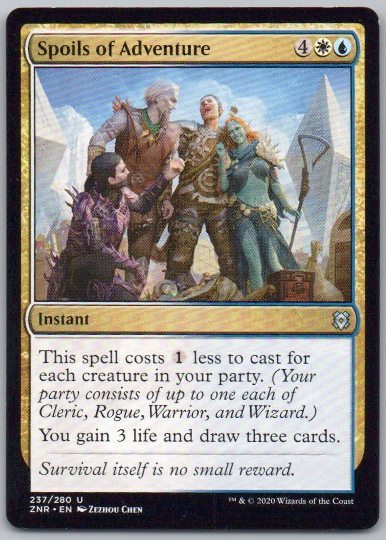Spoils of Adventure 237 Normal Instant Card - Zendikar Rising