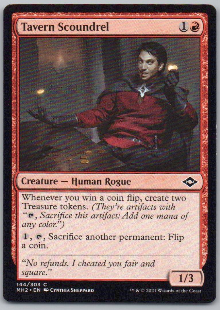 Tavern Scoundrel 144 Normal Creature Card - Modern Horizons 2