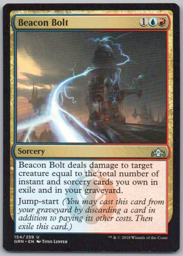 Beacon Bolt 154 Normal Sorcery Card - Guilds of Ravnica