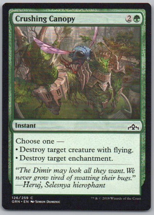 Crushing Canopy 126 Normal Instant Card - Guilds of Ravnica