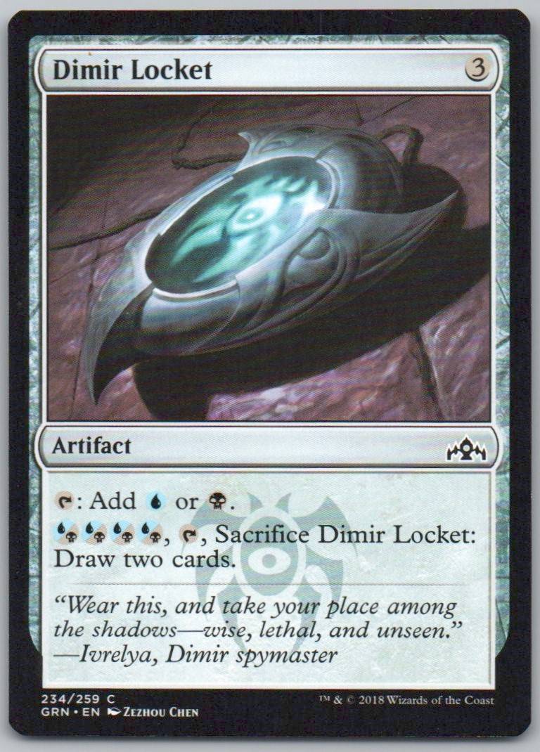 Dimir Locket 234 Normal Artifact Card - Guilds of Ravnica