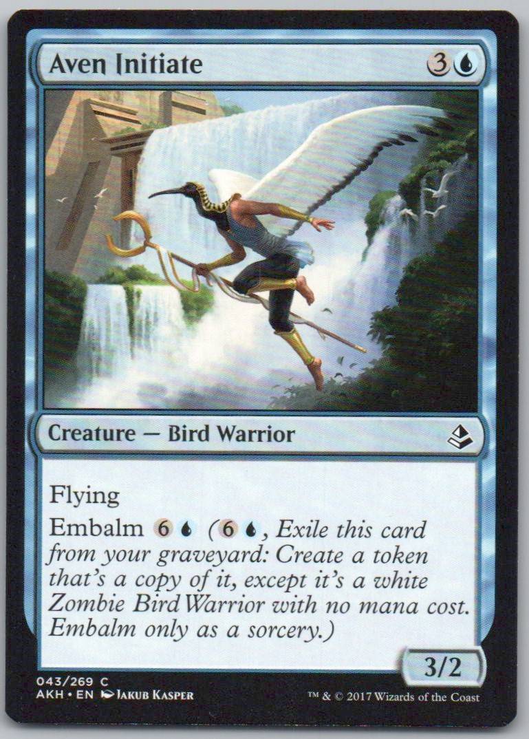 Aven Initiate 43 Normal Creature Card - Amonkhet