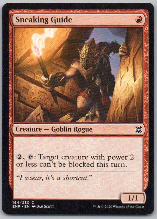 Sneaking Guide 164 Normal Creature Card - Zendikar Rising