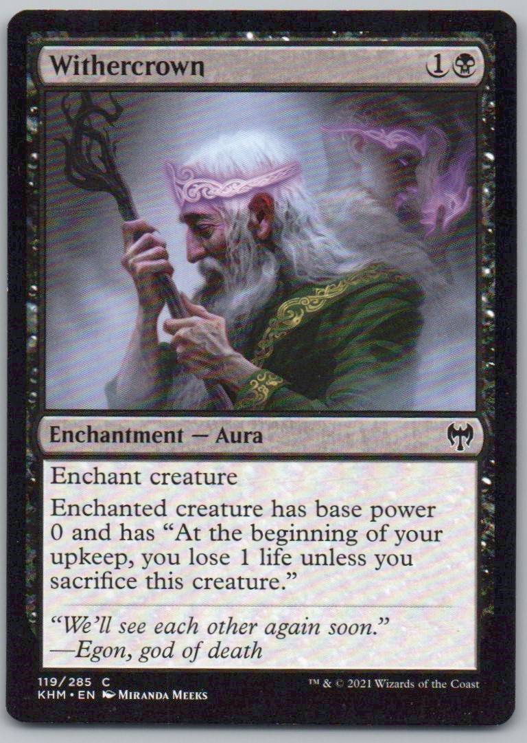 Withercrown 119 Normal Enchantment Card - Kaldheim