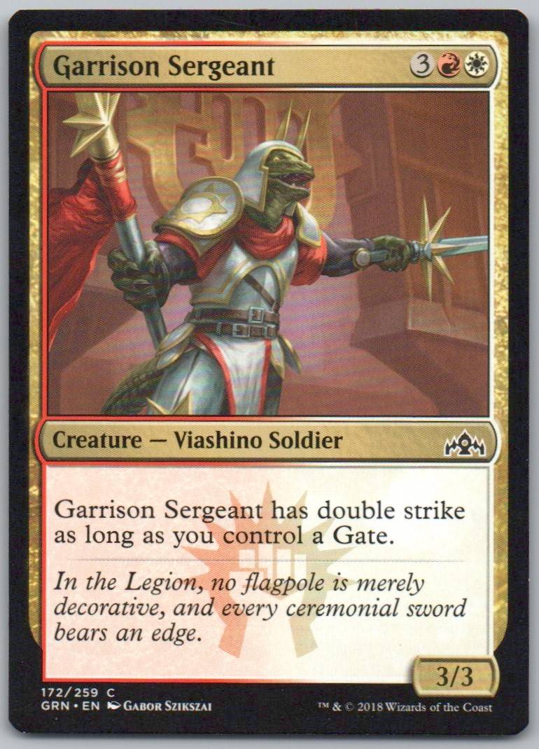 Garrison Sergeant 172 Normal Creature Card - Guilds of Ravnica