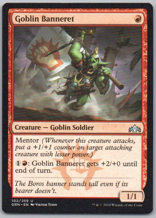 Goblin Banneret 102 Normal Creature Card - Guilds of Ravnica