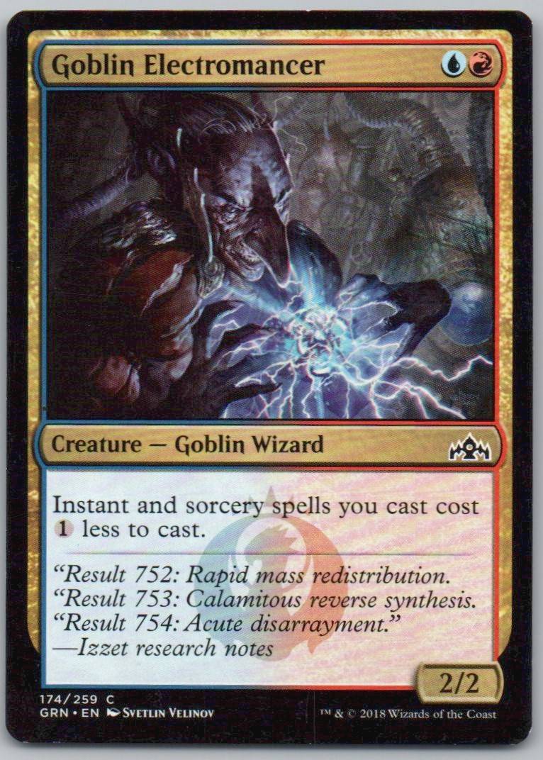 Goblin Electromancer 174 Normal Creature Card - Guilds of Ravnica