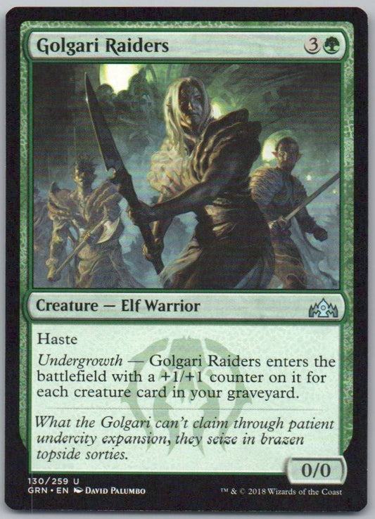 Golgari Raiders 130 Normal Creature Card - Guilds of Ravnica