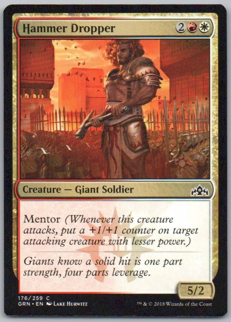 Hammer Dropper 176 Normal Creature Card - Guilds of Ravnica