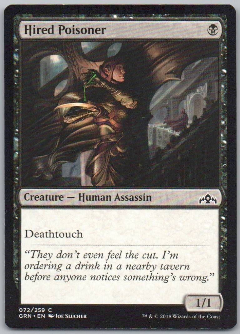 Hired Poisoner 72 Normal Creature Card - Guilds of Ravnica