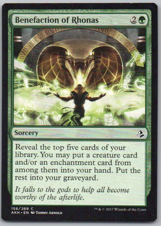 Benefaction of Rhonas 156 Normal Sorcery Card - Amonkhet
