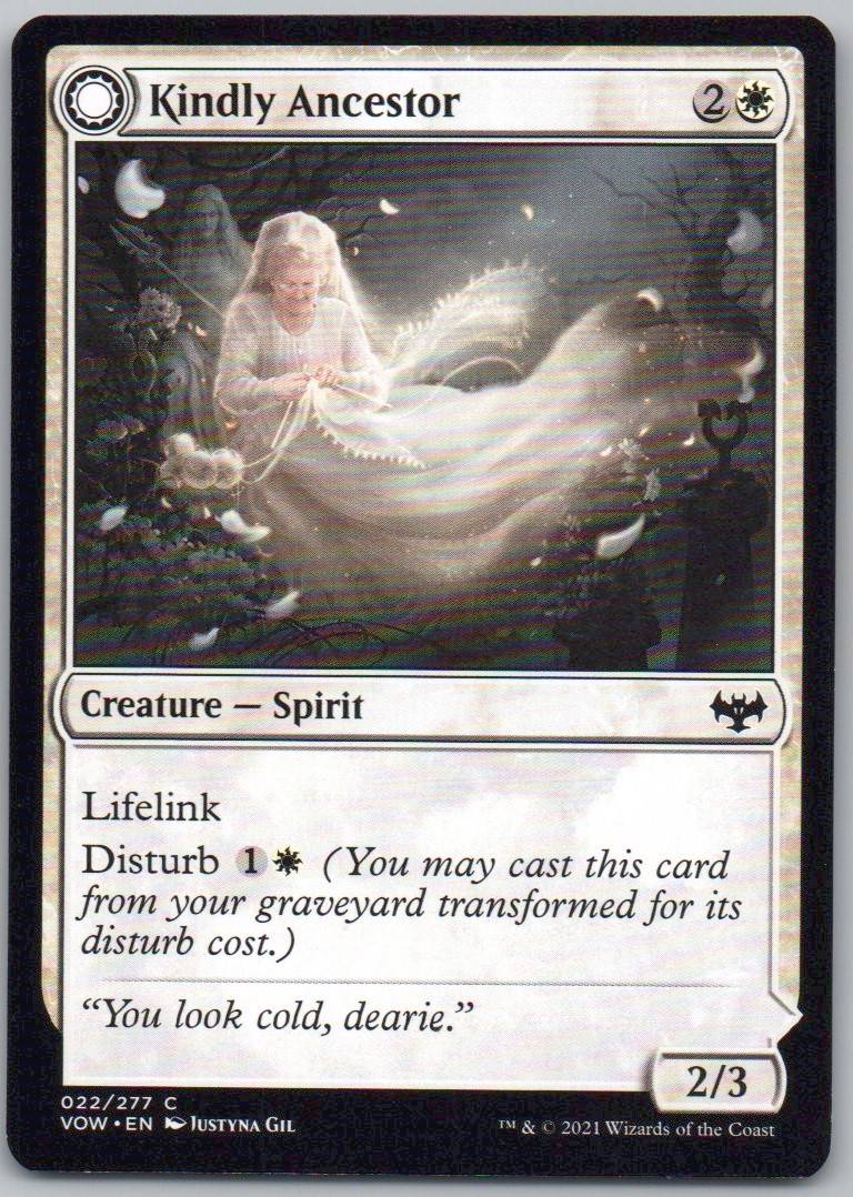 Kindly Ancestor 22 Normal Enchantment Card - Innistrad: Crimson Vow