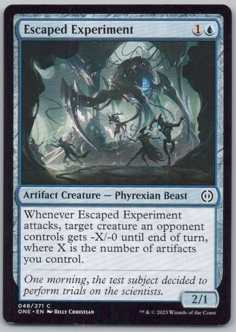 Escaped Experiment 48 Normal Artifact Card - Phyrexia: All Will Be One