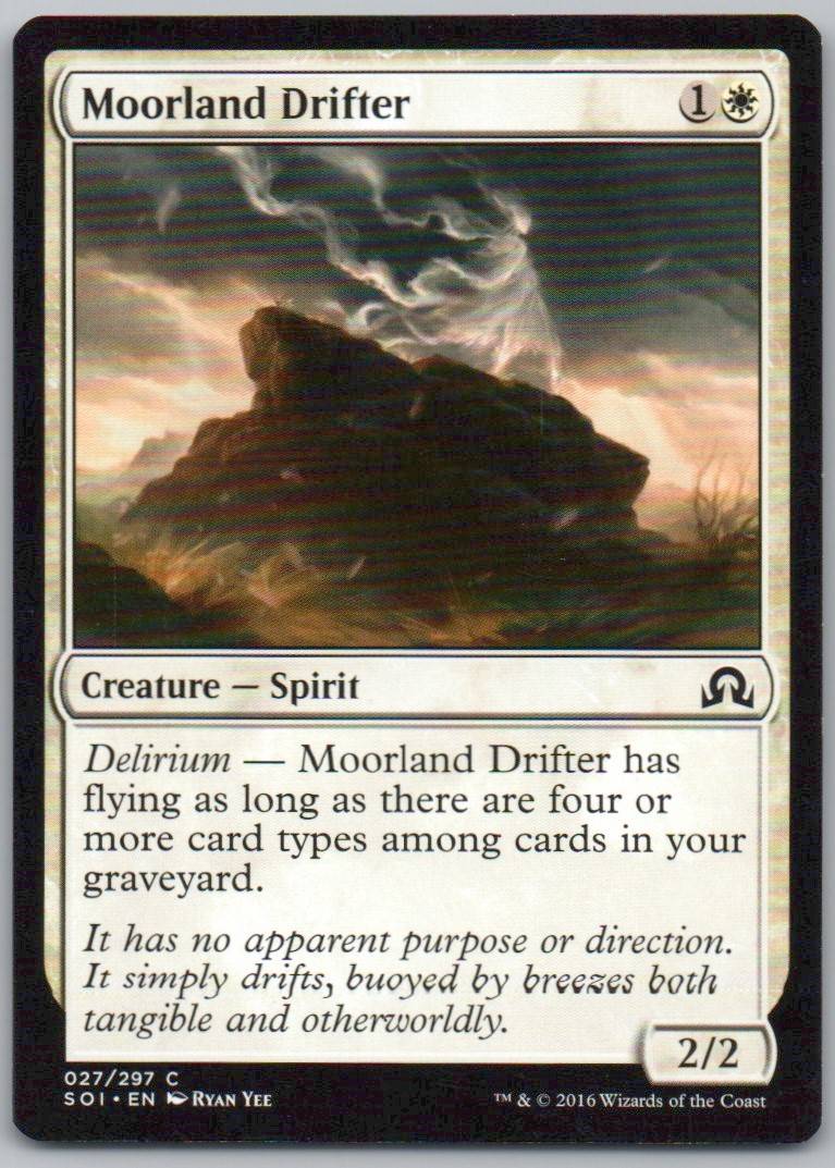 Moorland Drifter 27 Normal Creature Card - Shadows over Innistrad