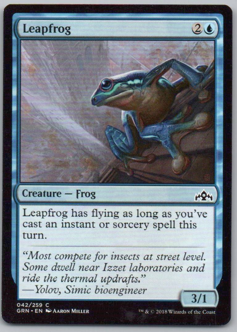 Leapfrog 42 Normal Creature Card - Guilds of Ravnica