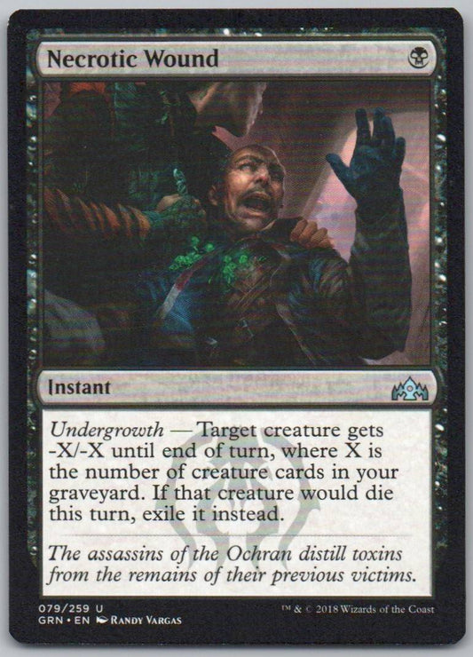 Necrotic Wound 79 Normal Instant Card - Guilds of Ravnica