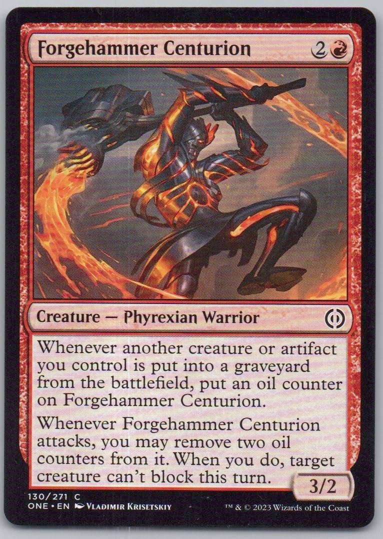 Forgehammer Centurion 130 Normal Creature Card - Phyrexia: All Will Be One