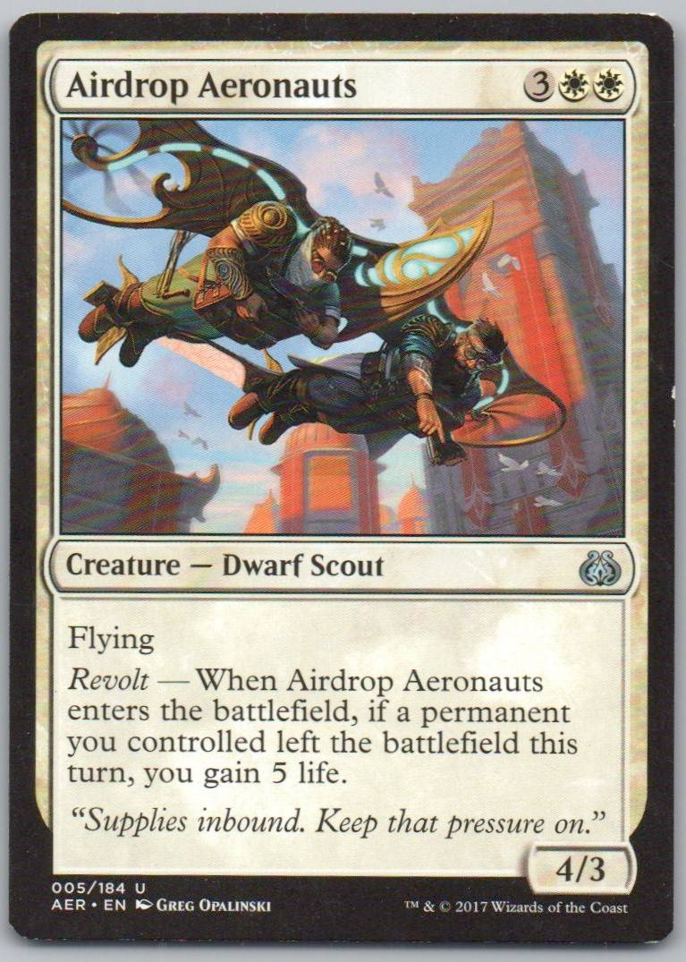 Airdrop Aeronauts 5 Normal Creature Card - Aether Revolt