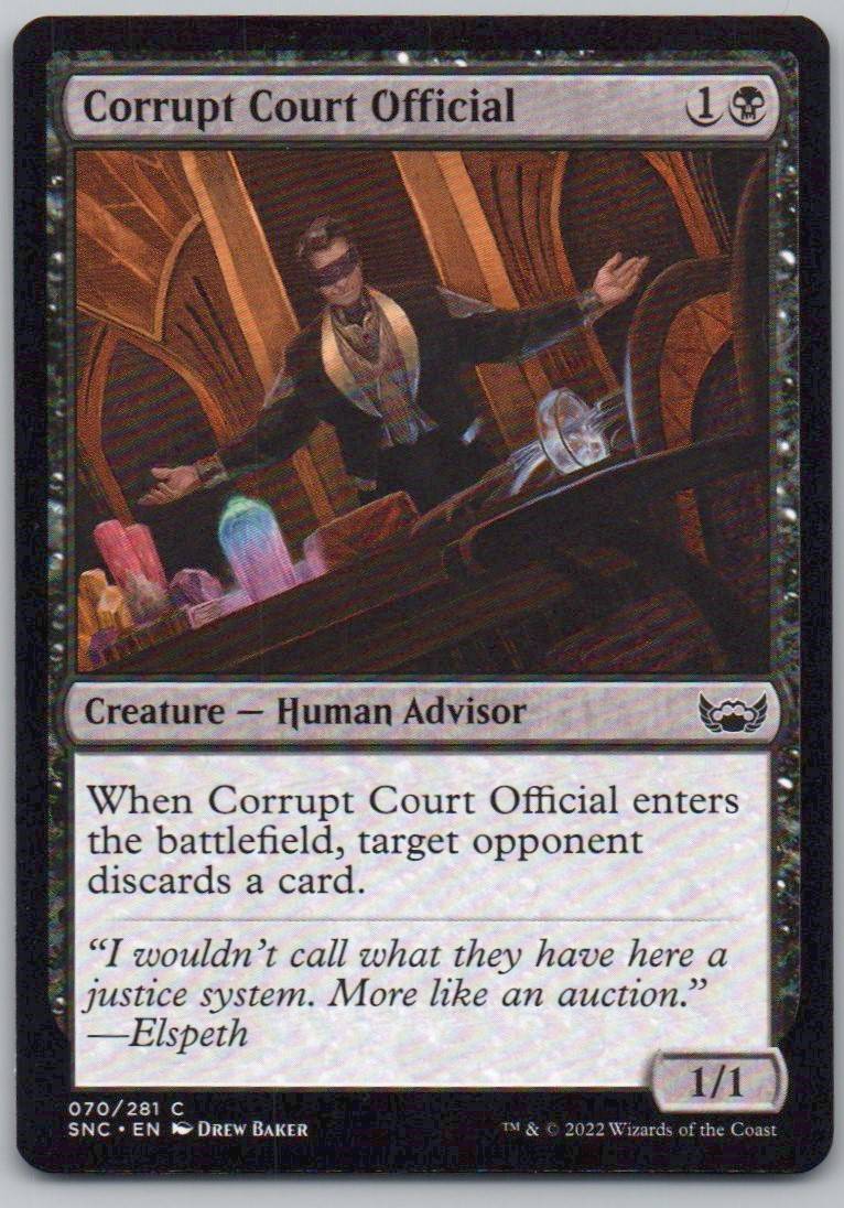 Corrupt Court Official 70 Normal Creature Card - Streets of New Capenna