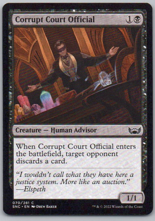 Corrupt Court Official 70 Normal Creature Card - Streets of New Capenna
