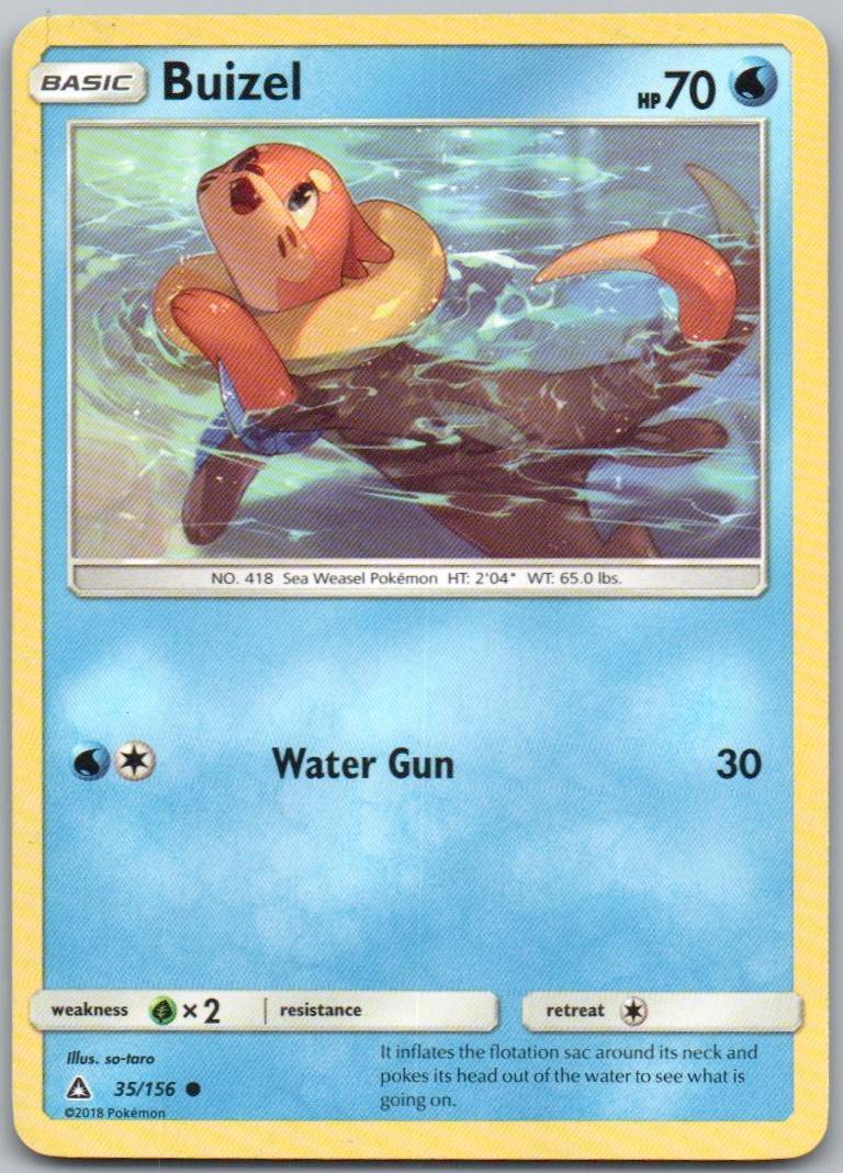 Buizel 35 Normal Water Card - Ultra Prism